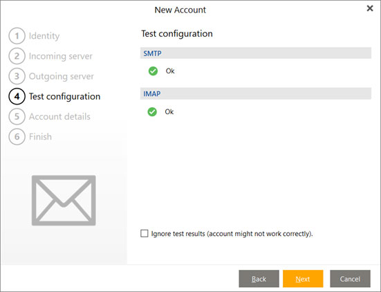 Setup FASTMAIL.US email account on your eMClient Step 6
