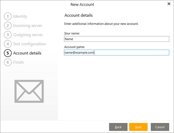 Setup GMX.INFO email account on your eMClient Step 7