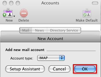 Setup FASTMAIL.CN email account on your Entourage Step 4