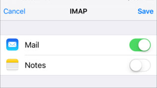 Setup EIM.AE email account on your iPhone Step 10