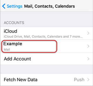 Setup CORP.MAIL.RU email account on your iPhone Step 11