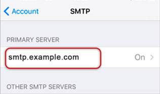 Setup MAILSNARE.NET email account on your iPhone Step 12