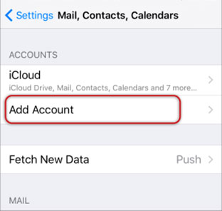Setup 21CN.COM email account on your iPhone Step 4