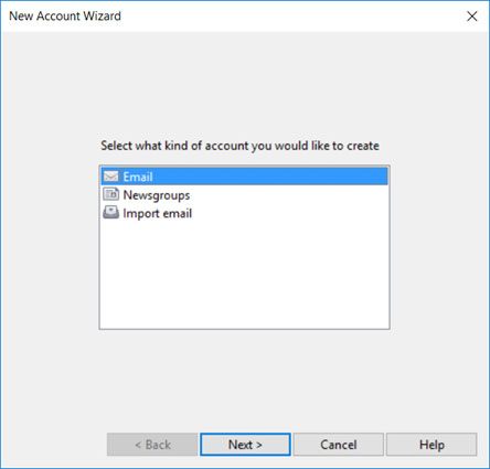 Setup CZAT.ONET.PL email account on your Opera Mail Step 1