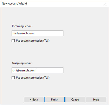 Setup COX.NET email account on your Opera Mail Step 4
