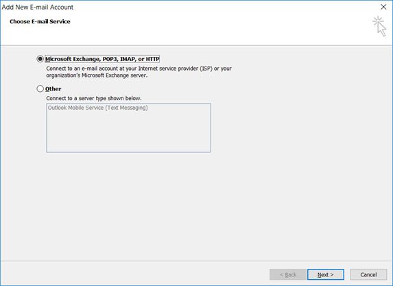 Setup SFR.FR email account on your Outlook 2007 Mail Step 3