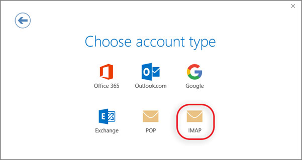 Setup FASTMAIL.TO email account on your Outlook 2016 Manual Step 3 - Method 2